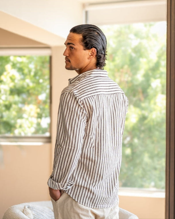 Ordo Maison Camicia a righe per uomo