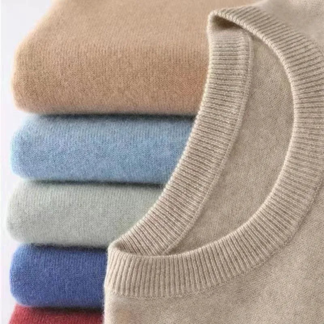 Ordo Maison™ Milano Maglione Classico con Collo Rotondo