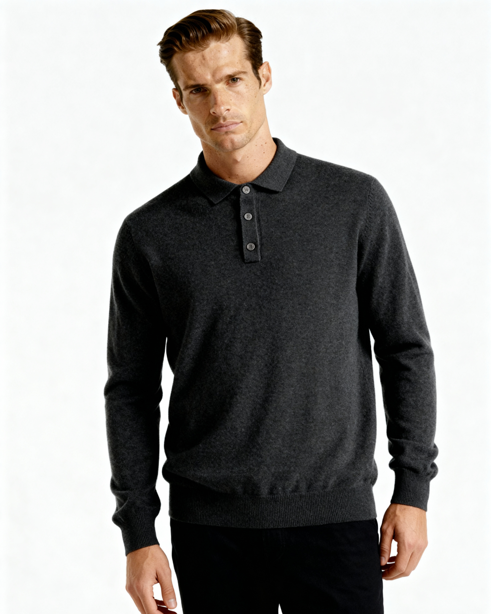 Ordo Maison 100% Cashmere Polo Shirt