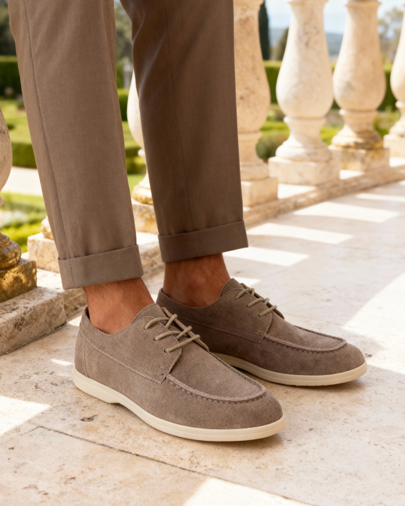 Ordo Maison Scarpe Premium in Suede con Stringhe