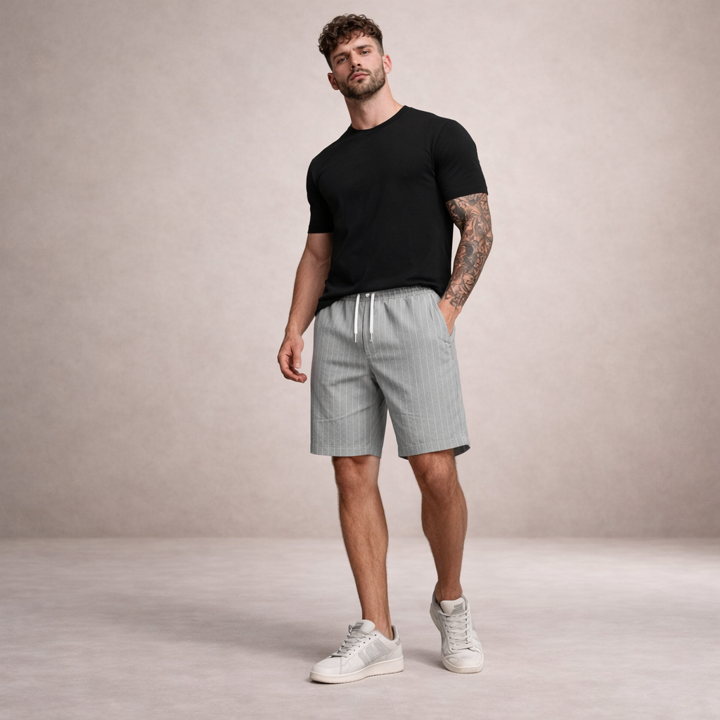 Ordo Maison™ Milano Pantaloni Corti Lino Fresco