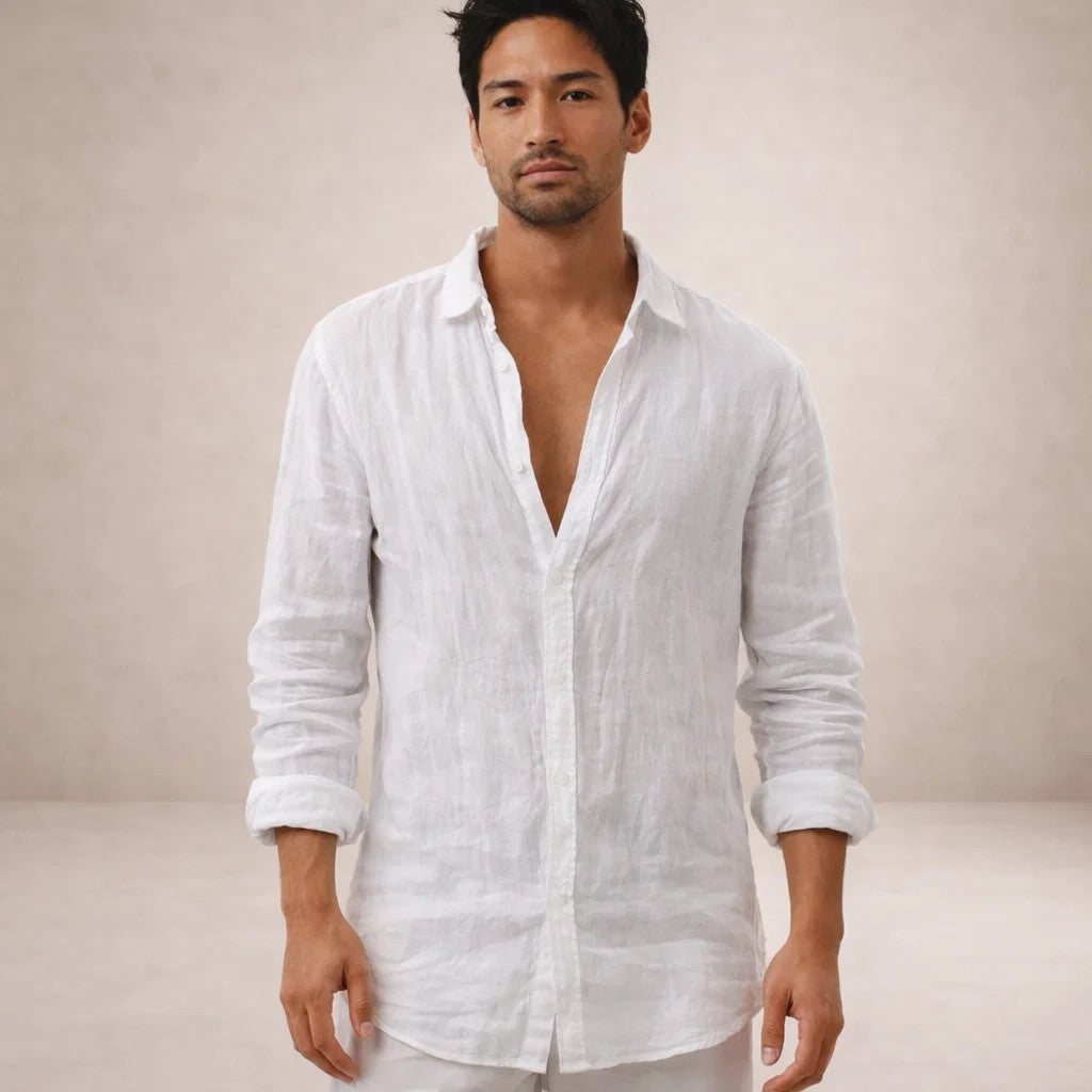 Ordo Maison™ Milano Camicia Lino Leggera