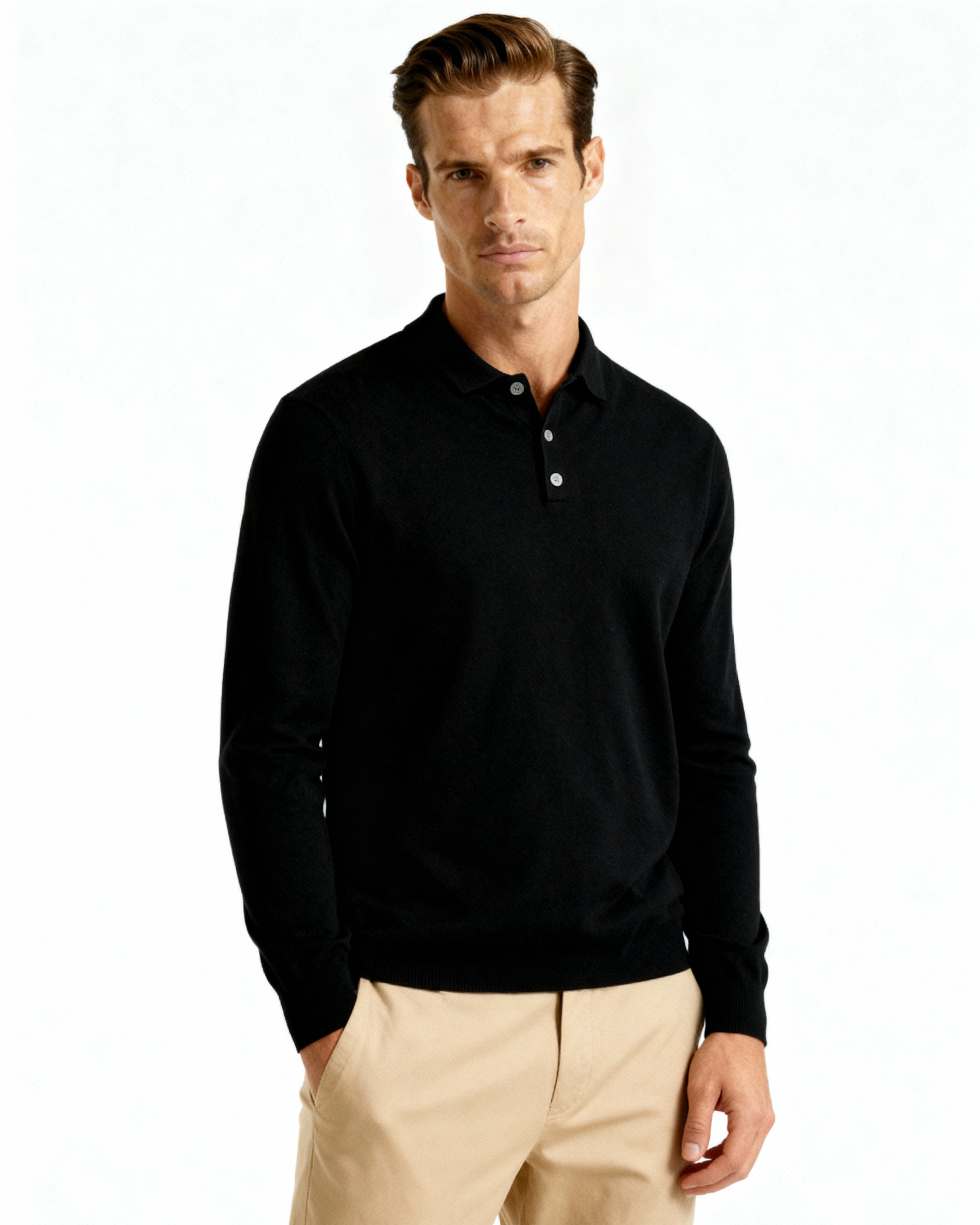 Ordo Maison 100% Cashmere Polo Shirt