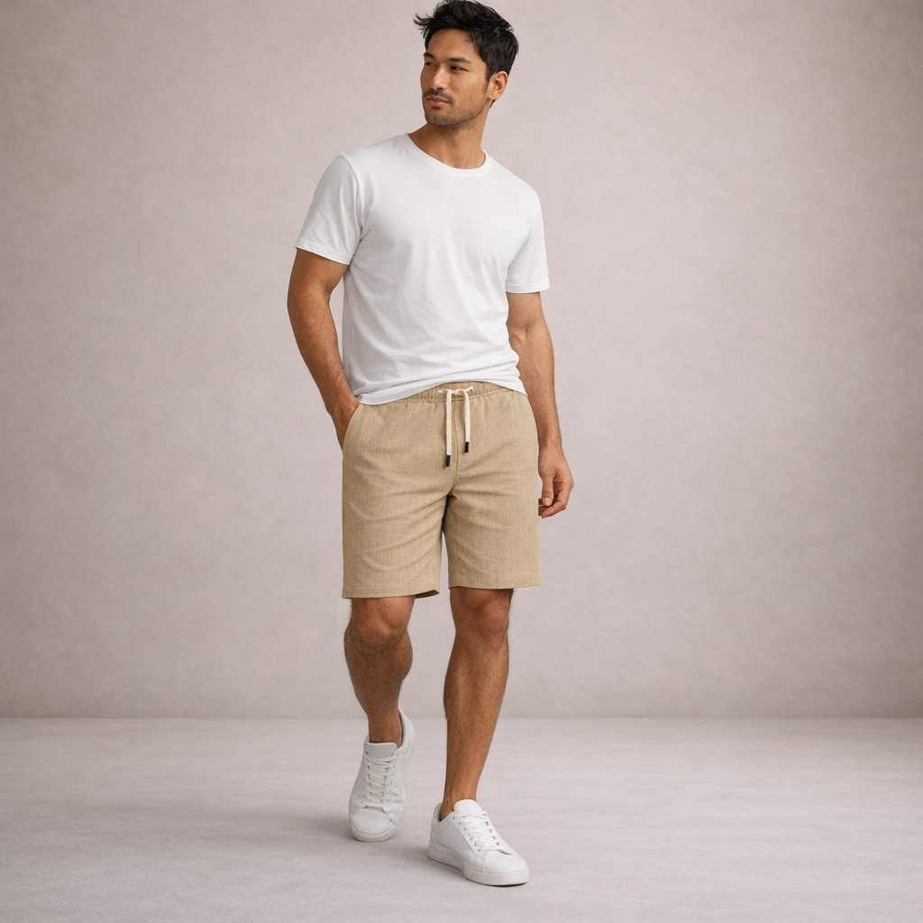 Ordo Maison™ Milano Pantaloni Corti Lino Fresco