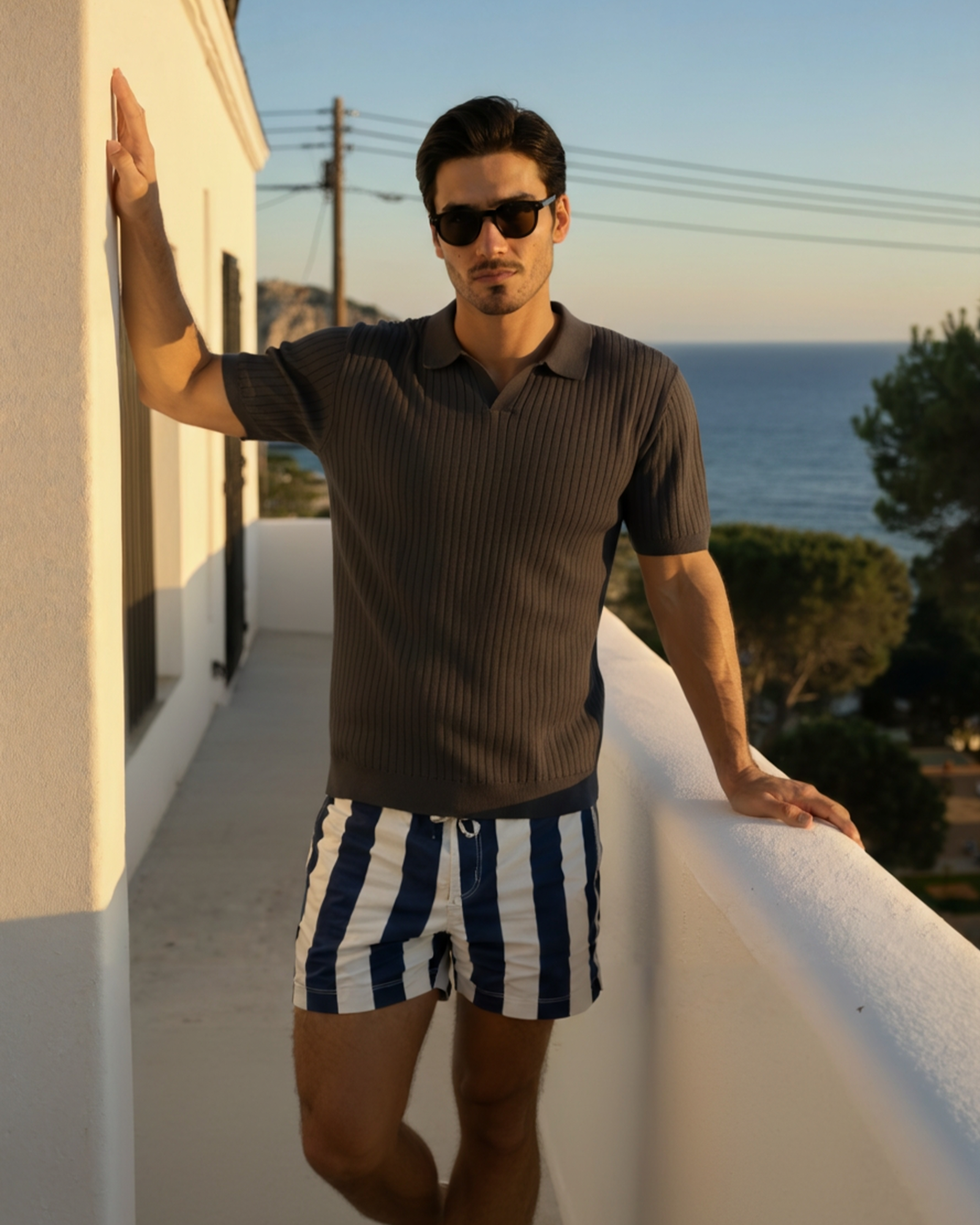 Premium Ribbed Polo Shirt